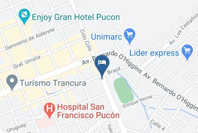 Cautin Province - Hotel Cumbres Del Sur Maps