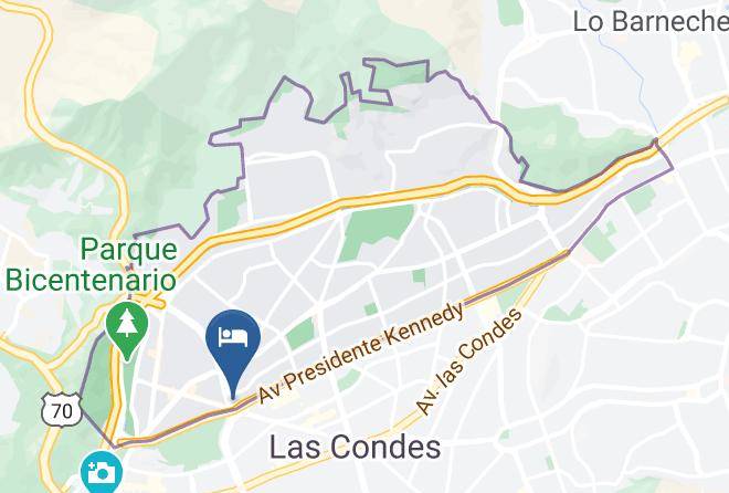 Santiago - Hotel Cumbres Vitacura Maps