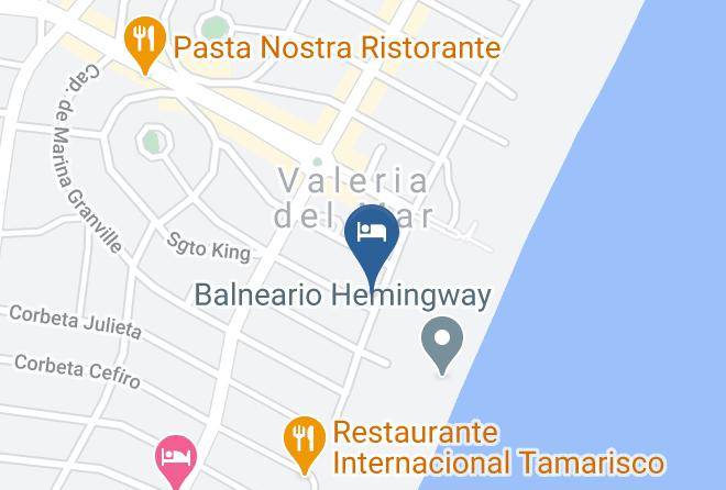 Pinamar - Hotel Cumelo Valeria Maps