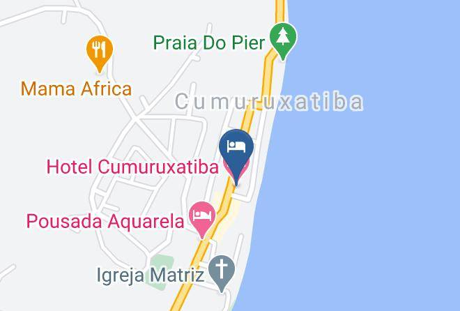 Prado - Hotel Cumuruxatiba Maps