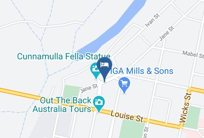 Paroo - Hotel Cunnamulla Maps