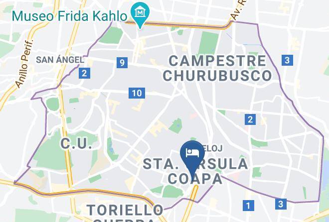 Coyoacan - Hotel Cuore Maps