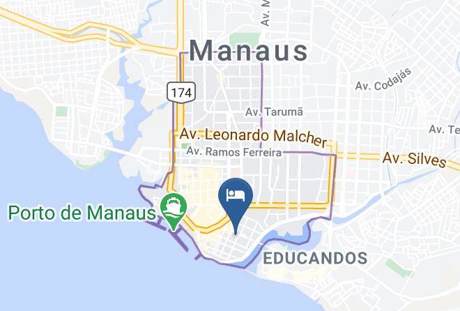 Manaus - Hotel Cupido Maps