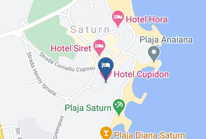 Mangalia - Hotel Cupidon Maps