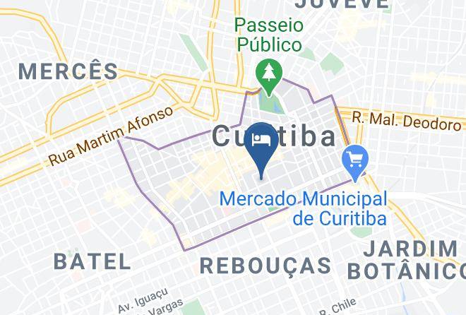Curitiba - Hotel Curitiba Palace Estacao Maps