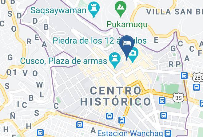 Hotel Cusco Plaza Nazarenas Map