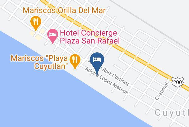 Armeria - Hotel Cuyutlan Holistico Maps