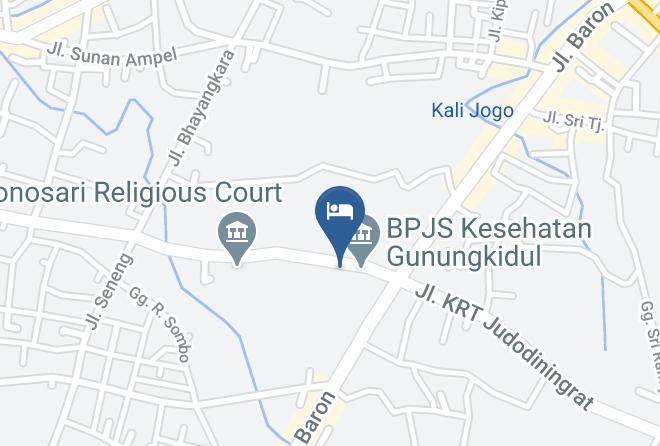 Gunung Kidul Regency - Hotel Cyka Raya Maps