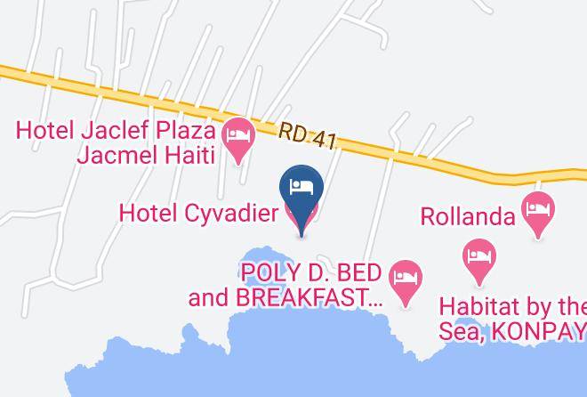 Jacmel - Hotel Cyvadier Maps