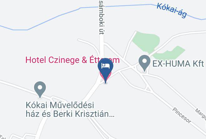 Hotel Czinege & Etterem Map
