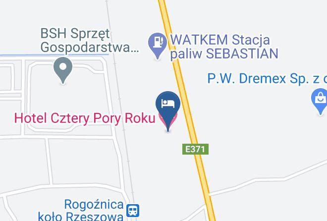 Rzeszowski - Hotel Cztery Pory Roku Maps