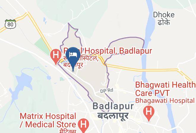 Badlapur - Hotel D Adda Maps