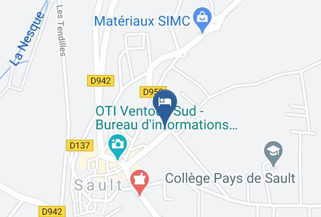Vaucluse - Hotel D'albion Hotel De Charme Maps