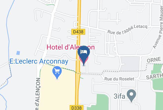 Orne - Hotel D'alencon Maps
