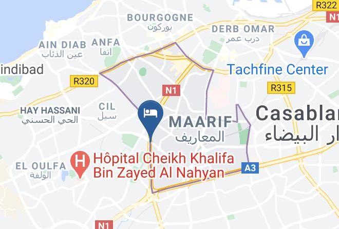 Casablanca - Hotel D'alsace Maps