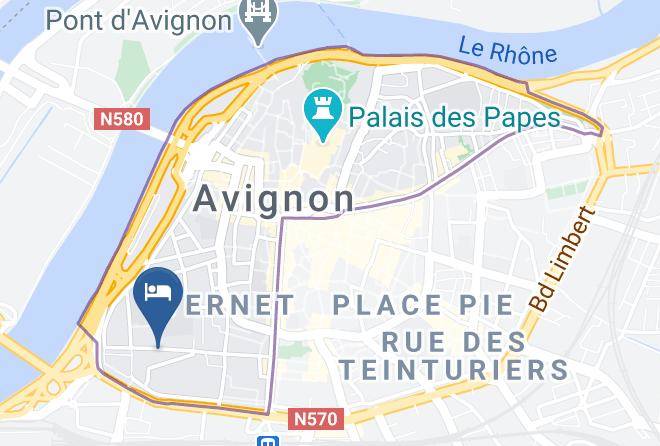 Vaucluse - Hotel D'angleterre Maps