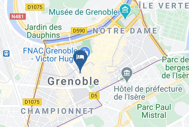 Hotel D'angleterre Grenoble Hyper Centre Sas Map