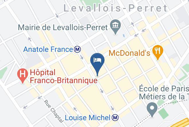 Hauts De Seine - Hotel D'anjou Maps
