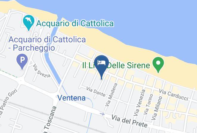 Rimini - Hotel D'annunzio Maps