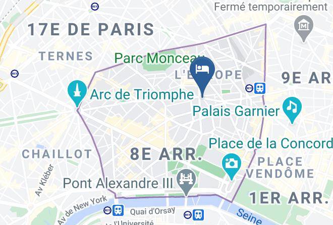 Paris - Hotel D'argenson Maps