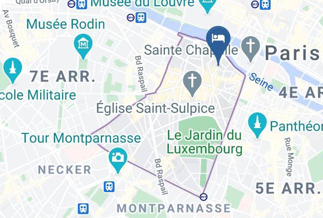 Paris - Hotel D'aubusson Paris Maps