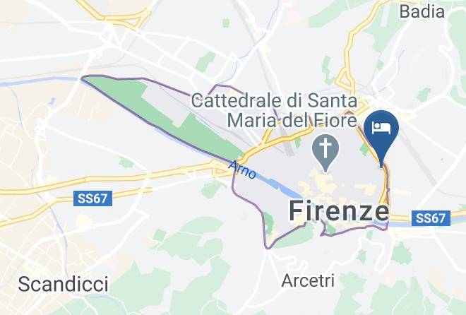 Florence - Hotel D'azeglio Maps