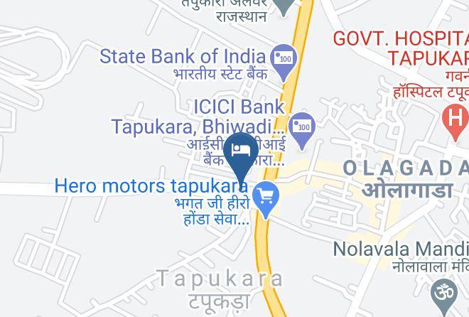 Tijara Sub District - Hotel D Blossom Maps