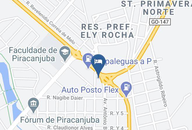 Piracanjuba - Hotel D'borges Maps