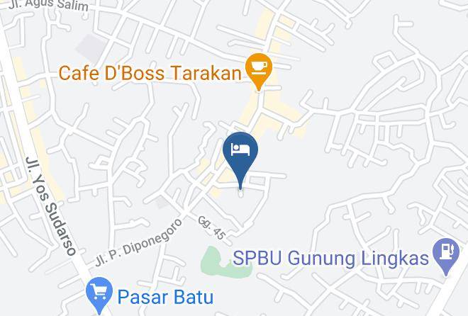 Kota Tarakan - Hotel D' Calia Tarakan Maps