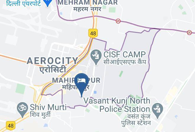 New Delhi - Hotel D'capitol Maps