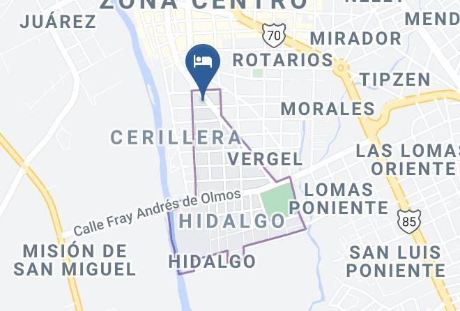 Ciudad Valles - Hotel D Carmona Maps