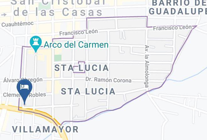 San Cristobal De Las Casas - Hotel D Carolina Maps