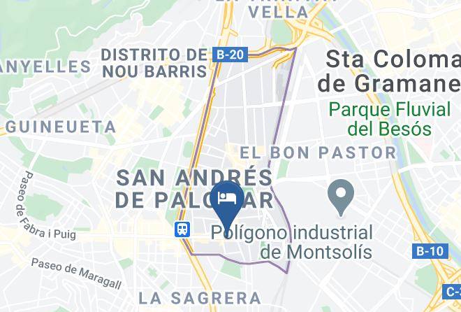 Barcelona - Hotel D'entitats Can Guardiola Maps