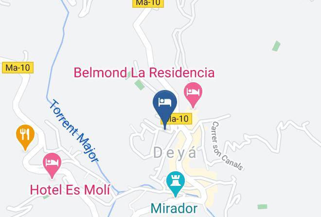 Baleares - Hotel D'es Puig Maps