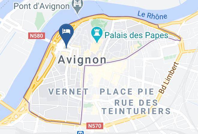 Vaucluse - Hotel D'europe Maps