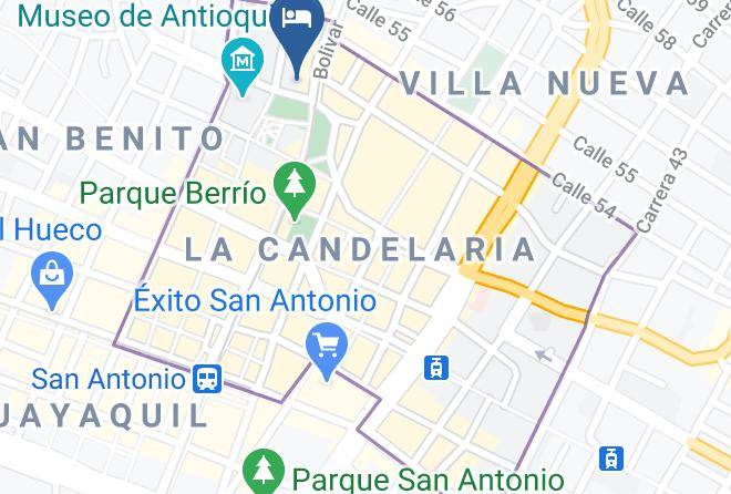 Medellin - Hotel D Greiff Maps