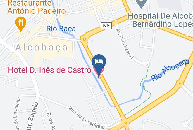 Alcobaca - Hotel D Ines De Castro Maps