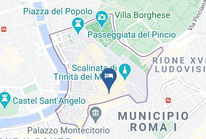 Rome - Hotel D'inghilterra Maps