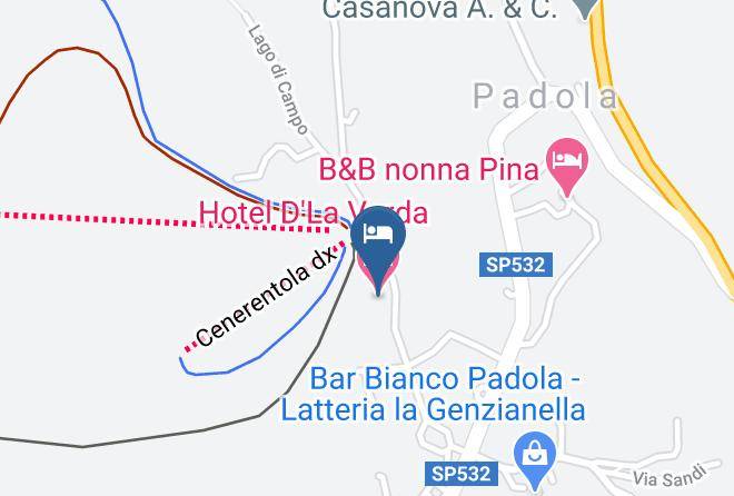 Belluno - Hotel D'la Varda Snc Maps
