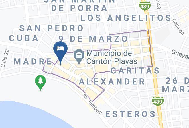 Playas - Hotel D'laverdy Maps