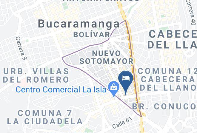 Bucaramanga - Hotel D' Leon Maps