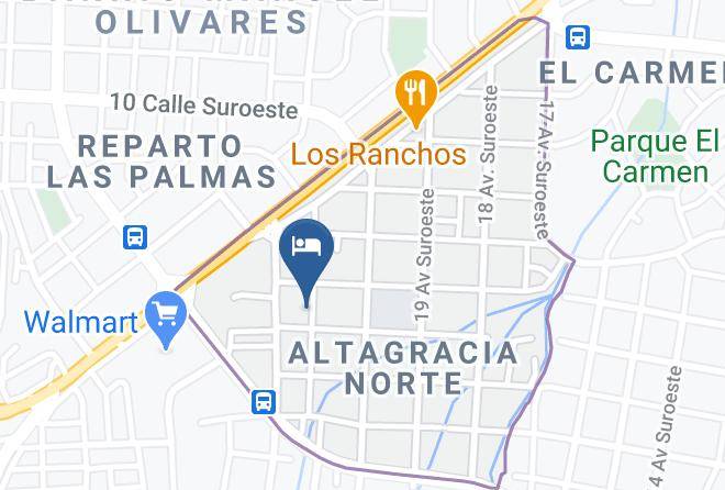 Managua - Hotel D'lido Maps