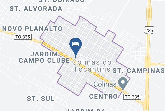 Colinas Do Tocantins - Hotel D'lima Maps