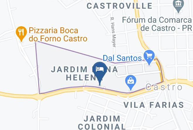 Castro - Hotel D'lucas Maps