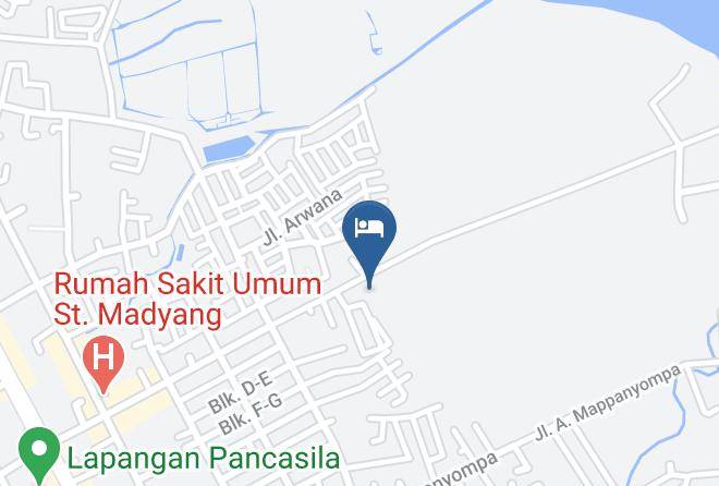 Kota Palopo - Hotel D'mario Maps