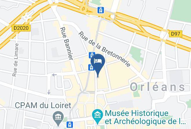Loiret - Hotel D'orleans Maps