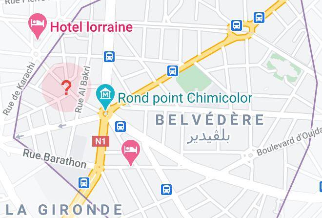 Casablanca - Hotel D'orsay Maps