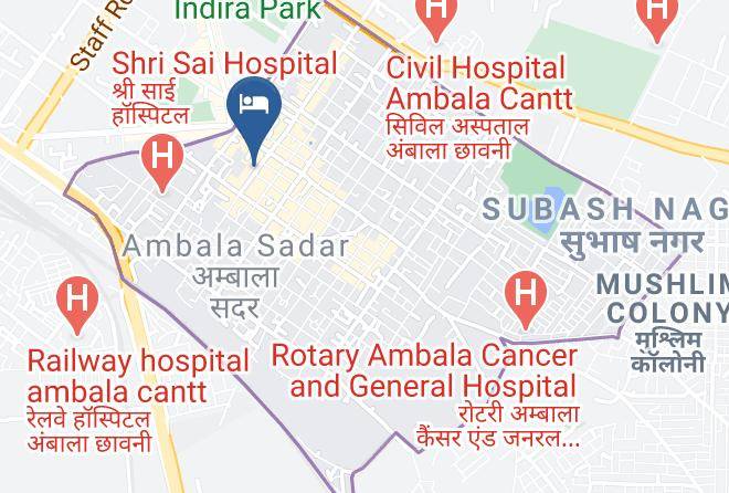 Ambala - Hotel D R International Maps
