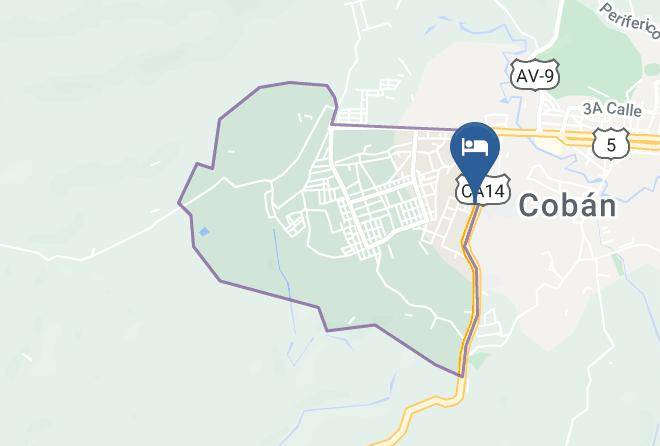 Coban - Hotel D'rosales Maps