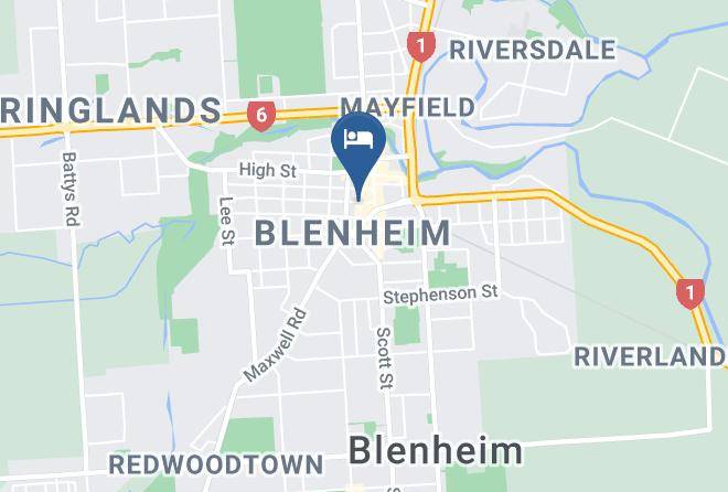 Blenheim - Hotel D'urville Maps